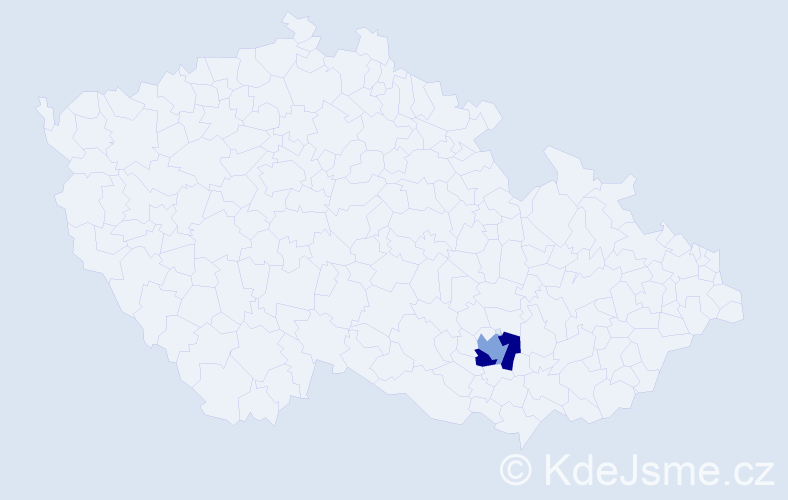 Příjmení: 'Kopijevská', počet výskytů 4 v celé ČR