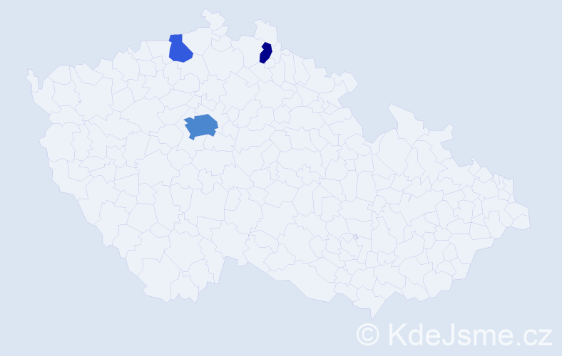 Příjmení: 'Ederer', počet výskytů 10 v celé ČR