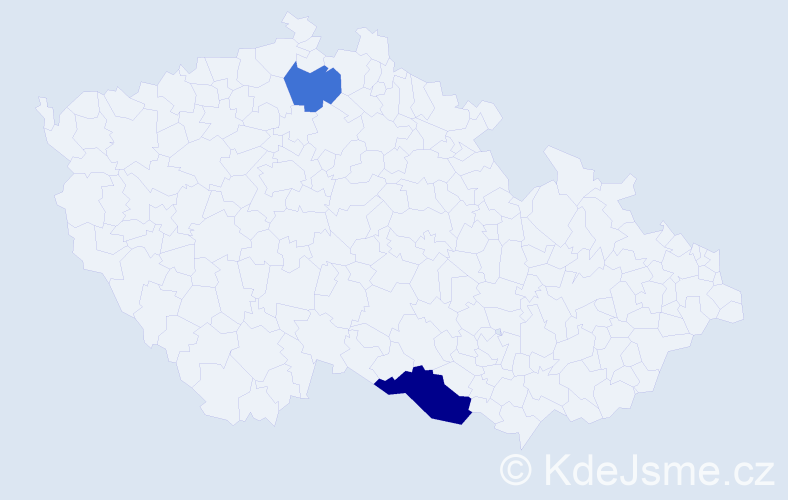 Příjmení: '"Lkhagva-Ochir"', počet výskytů 3 v celé ČR