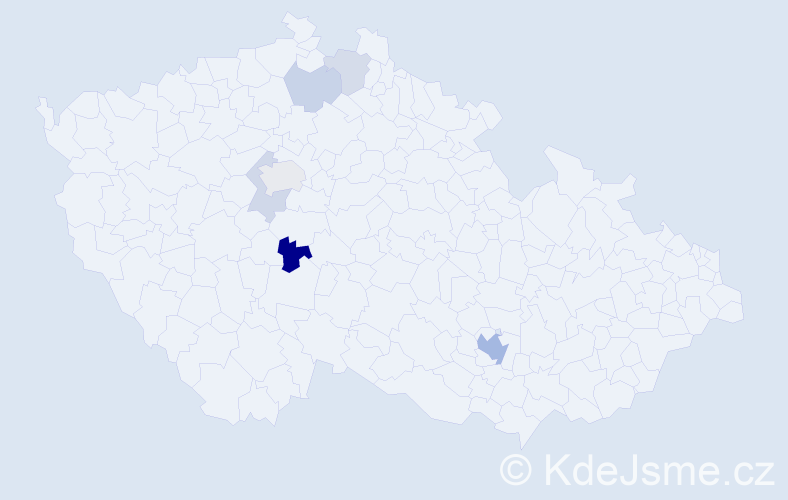 Příjmení: 'Wheatley', počet výskytů 13 v celé ČR