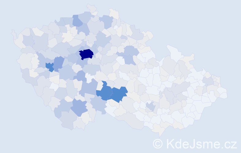 Příjmení: 'Pech', počet výskytů 2125 v celé ČR