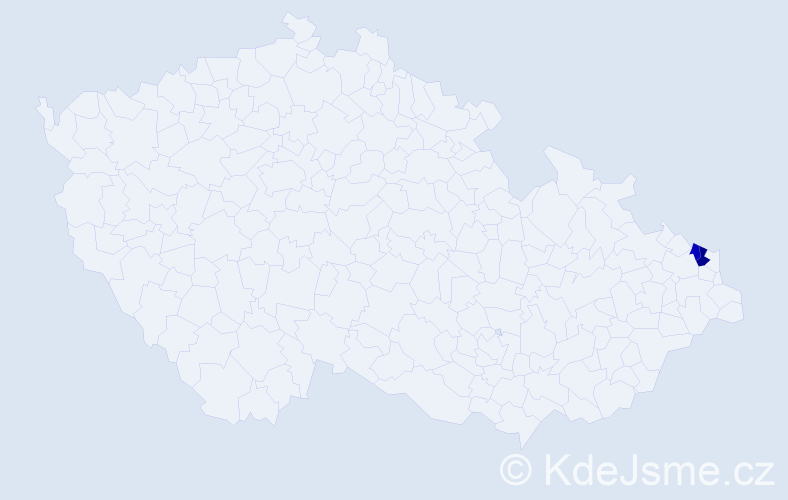 Příjmení: 'Brudovská', počet výskytů 8 v celé ČR
