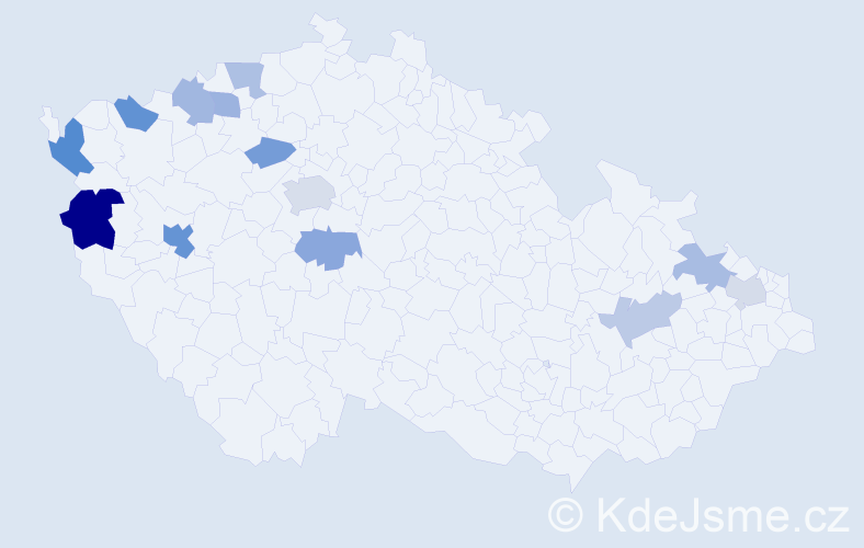 Příjmení: 'Dinh Xuan', počet výskytů 21 v celé ČR