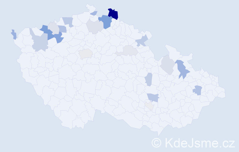 Příjmení: 'Dedeciusová', počet výskytů 51 v celé ČR