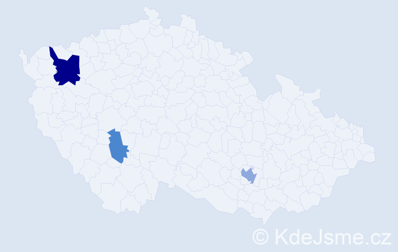Příjmení: 'Brosek', počet výskytů 10 v celé ČR
