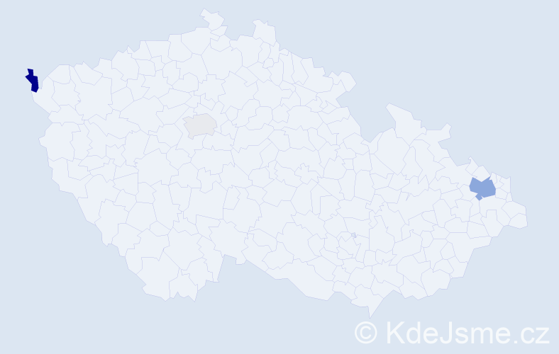 Příjmení: 'Skalná', počet výskytů 12 v celé ČR