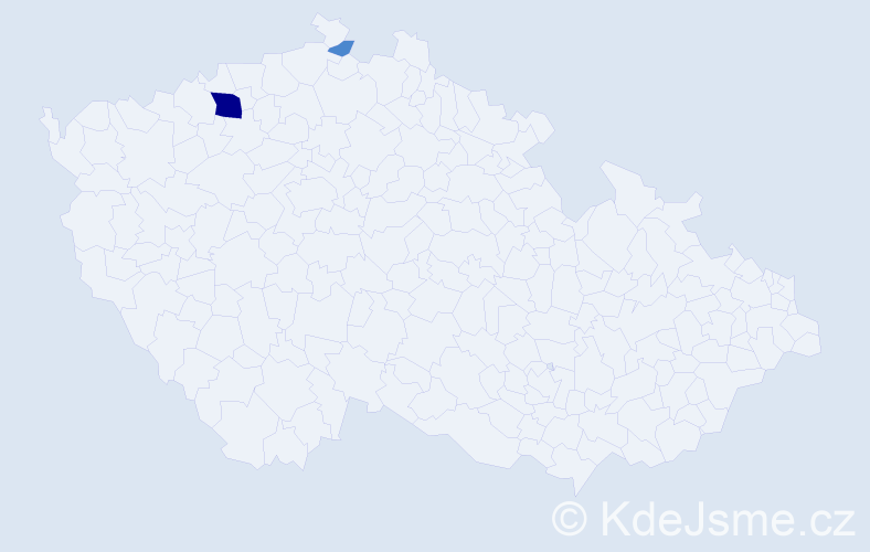 Příjmení: 'Miškulincová', počet výskytů 4 v celé ČR