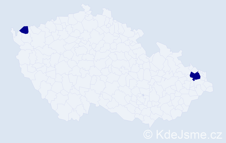 Příjmení: 'Engelmayerová', počet výskytů 2 v celé ČR