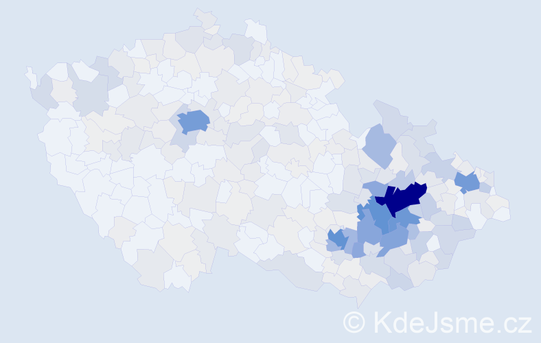 Příjmení: 'Spáčil', počet výskytů 1425 v celé ČR