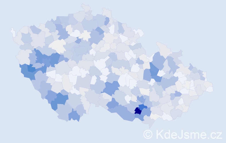 Příjmení: 'Langová', počet výskytů 1841 v celé ČR