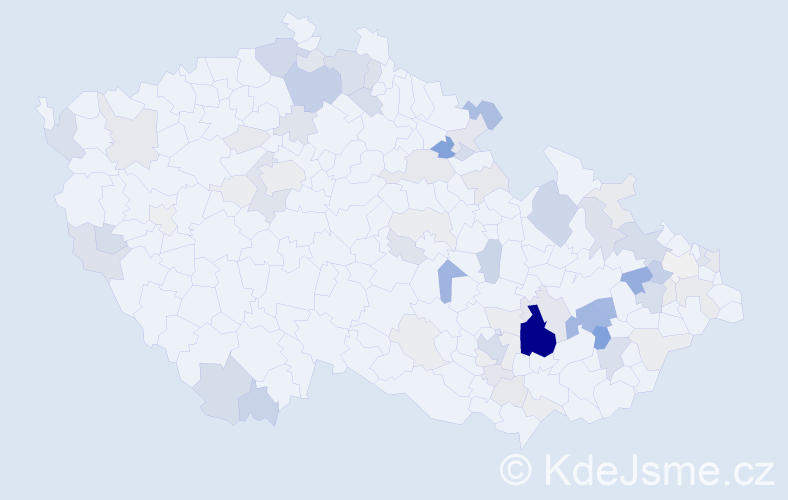 Příjmení: 'Plhal', počet výskytů 235 v celé ČR