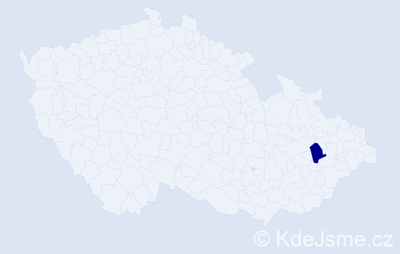 Příjmení: 'Krynska', počet výskytů 1 v celé ČR