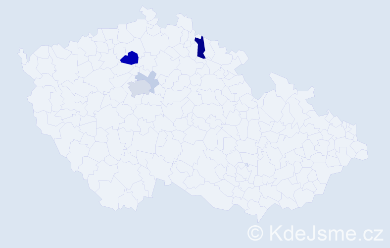Příjmení: 'Mühlbach', počet výskytů 13 v celé ČR