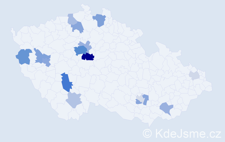 Příjmení: 'Kukhta', počet výskytů 42 v celé ČR