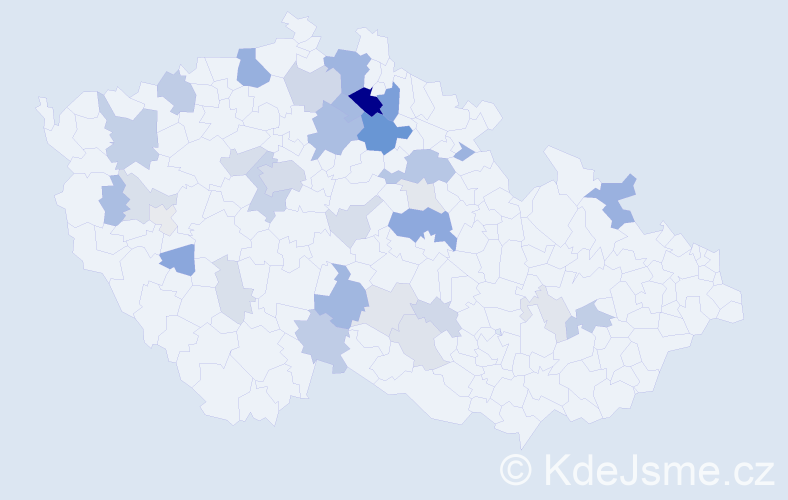 Příjmení: 'Charousková', počet výskytů 105 v celé ČR