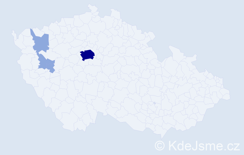 Příjmení: 'Turnwaldová', počet výskytů 10 v celé ČR