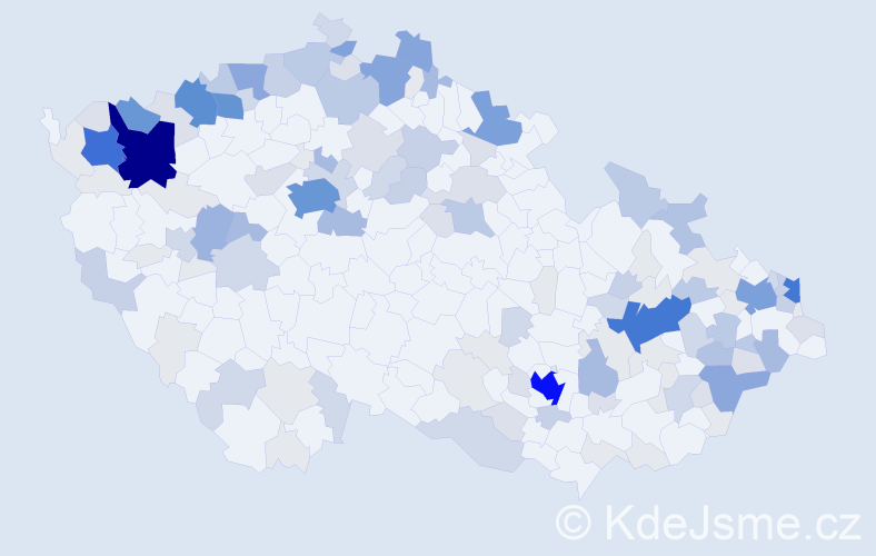 Příjmení: 'Šandor', počet výskytů 540 v celé ČR