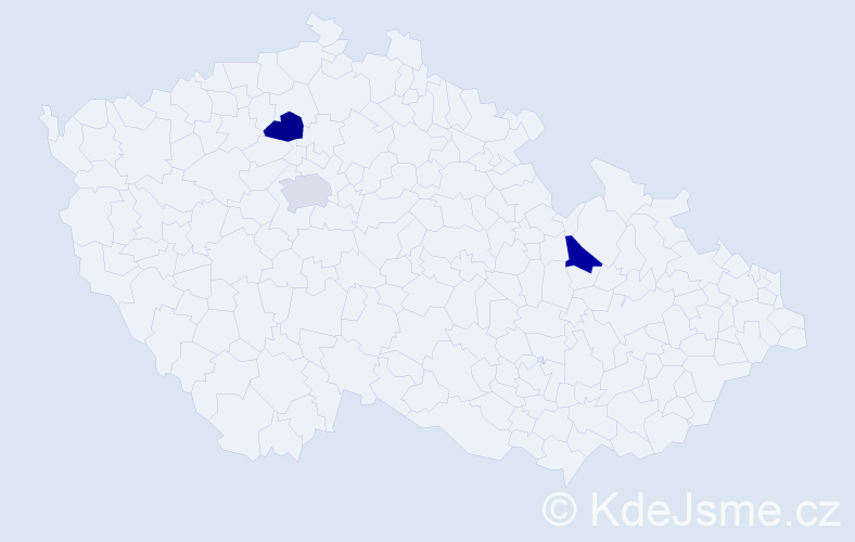 Příjmení: 'Kutlíková', počet výskytů 3 v celé ČR