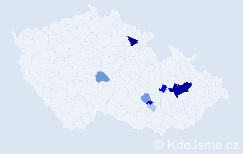 Příjmení: 'Kirschbaum', počet výskytů 23 v celé ČR
