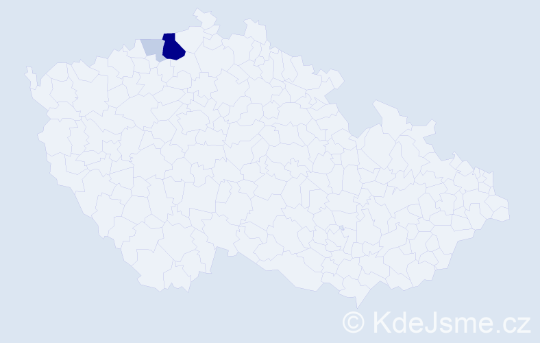 Příjmení: 'Baftijar', počet výskytů 12 v celé ČR