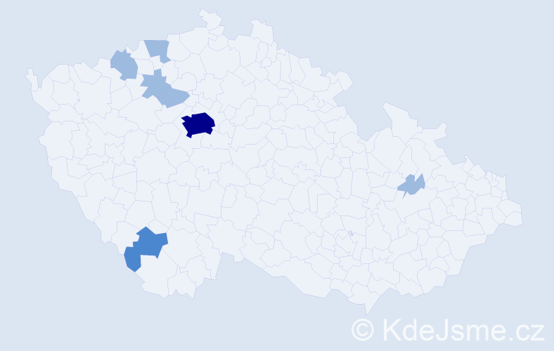 Příjmení: 'Torresová', počet výskytů 11 v celé ČR