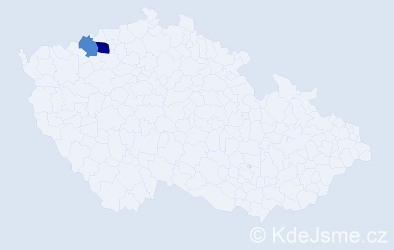 Příjmení: 'Karpel', počet výskytů 4 v celé ČR
