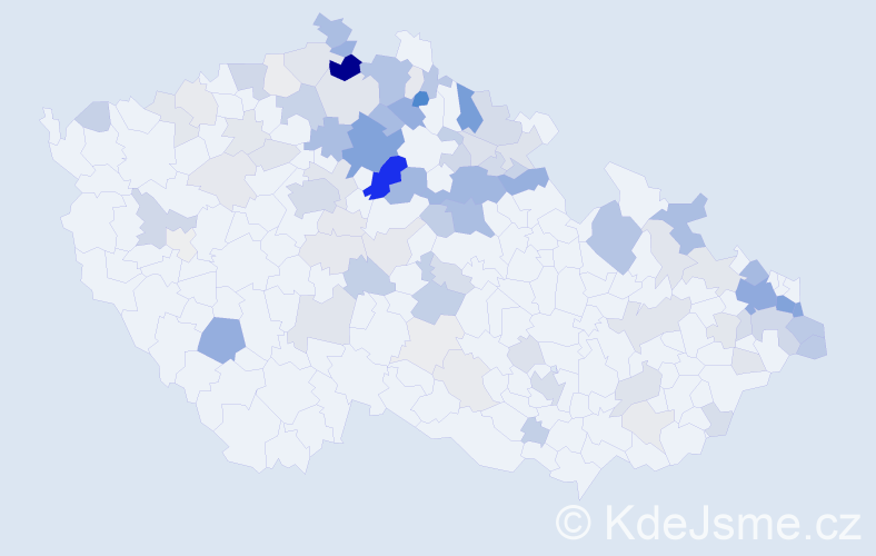 Příjmení: 'Havlasová', počet výskytů 339 v celé ČR