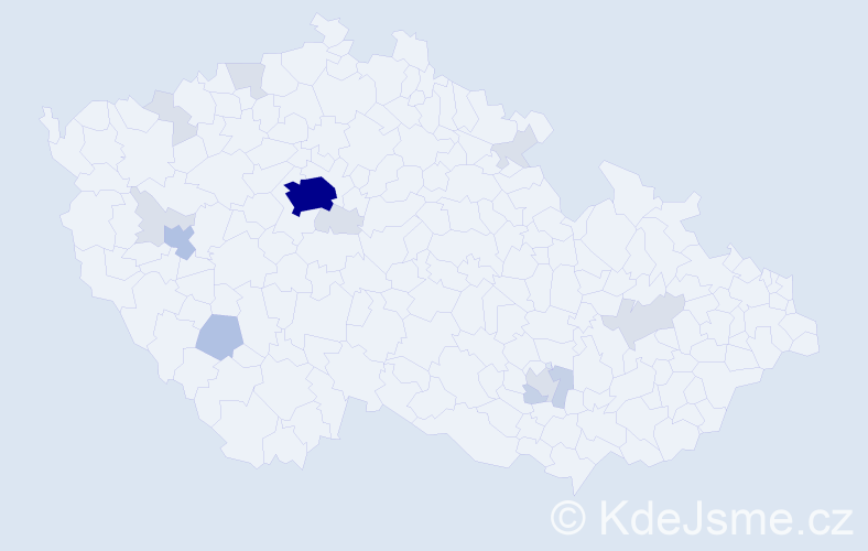 Příjmení: 'Ivanchenko', počet výskytů 38 v celé ČR