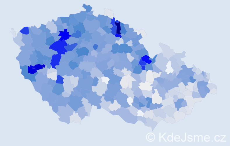 Příjmení: 'Fišerová', počet výskytů 4793 v celé ČR