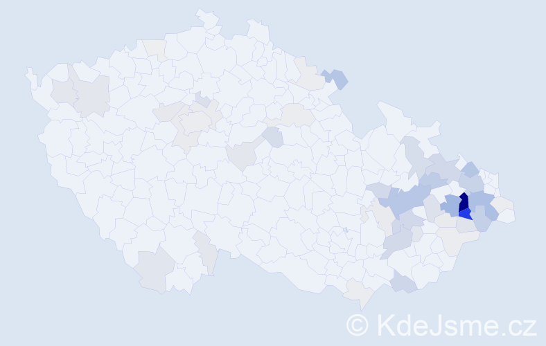 Příjmení: 'Lichnovský', počet výskytů 240 v celé ČR