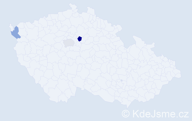 Příjmení: 'Leipold', počet výskytů 5 v celé ČR
