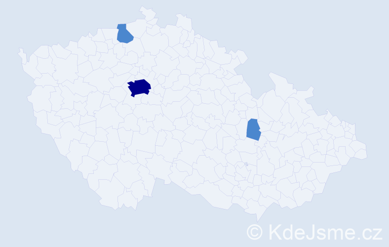 Příjmení: 'Fuentes', počet výskytů 5 v celé ČR