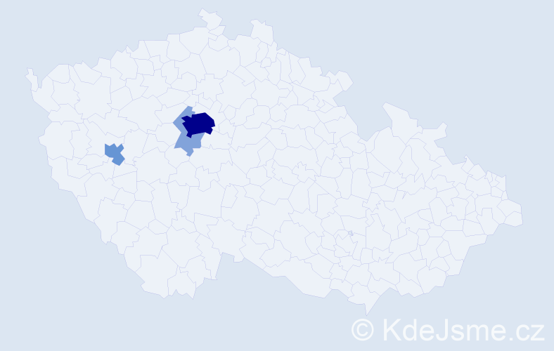 Příjmení: 'Laketić', počet výskytů 13 v celé ČR