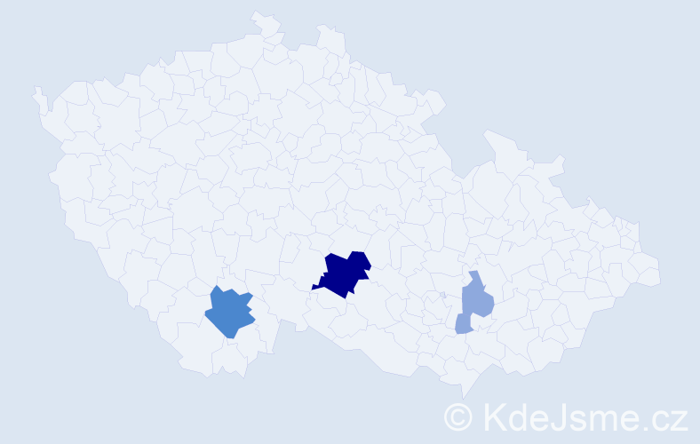 Příjmení: 'Fellinghauer', počet výskytů 9 v celé ČR