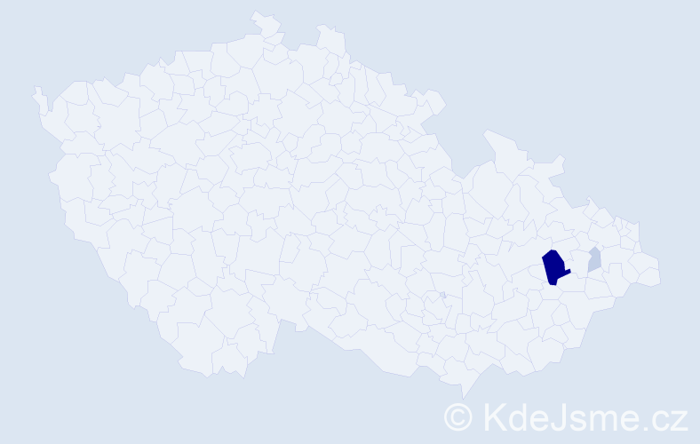 Příjmení: 'Drőhsler', počet výskytů 10 v celé ČR