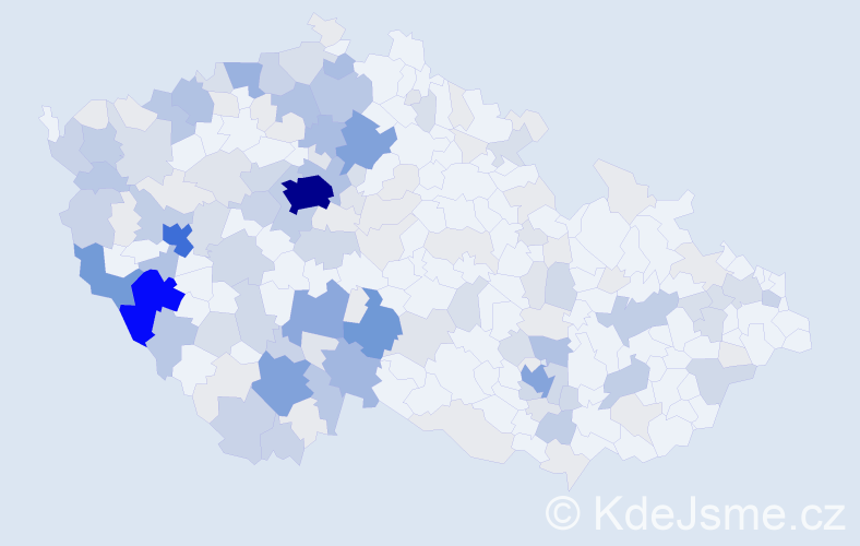 Příjmení: 'Mazancová', počet výskytů 560 v celé ČR