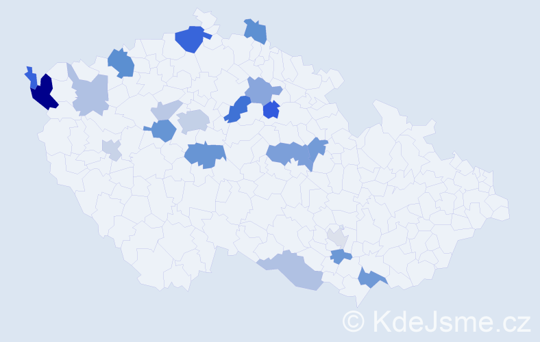 Příjmení: '"Bui Duc"', počet výskytů 39 v celé ČR