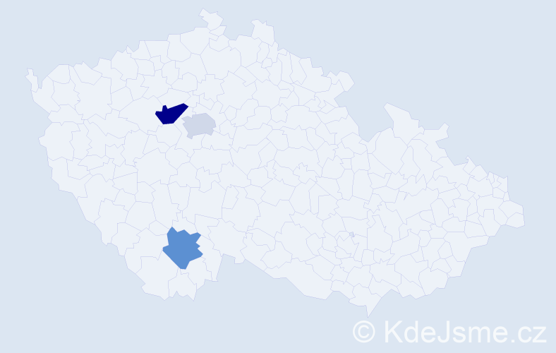 Příjmení: 'Petrmanová', počet výskytů 4 v celé ČR