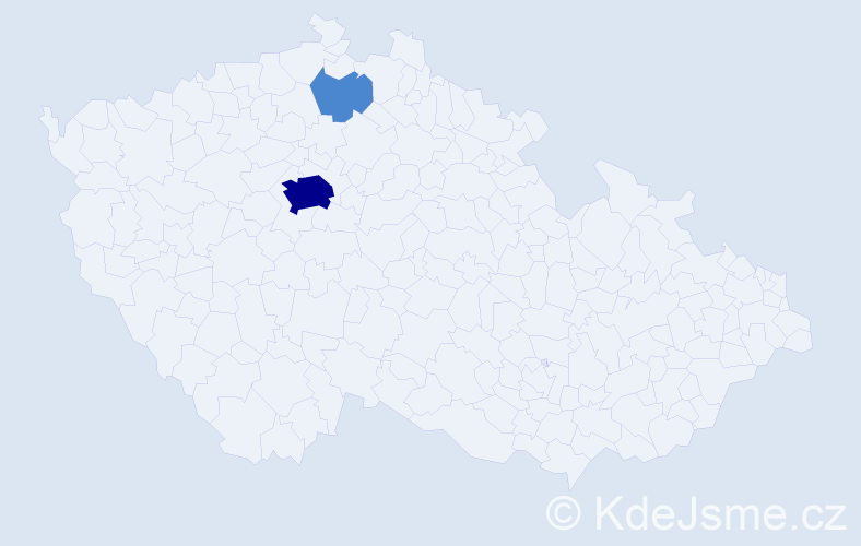 Příjmení: 'Krpáčová', počet výskytů 6 v celé ČR