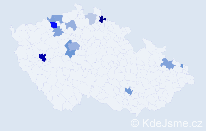 Příjmení: 'Morgenstern', počet výskytů 48 v celé ČR