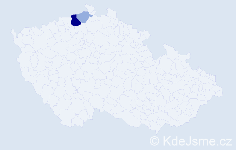 Příjmení: 'Antolič', počet výskytů 8 v celé ČR