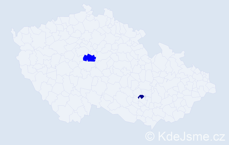 Příjmení: 'Nechifor', počet výskytů 3 v celé ČR