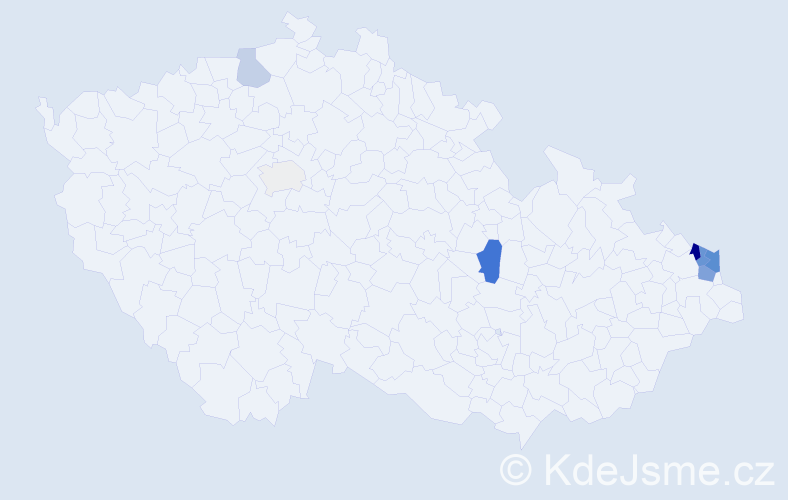 Příjmení: 'Siekiera', počet výskytů 30 v celé ČR