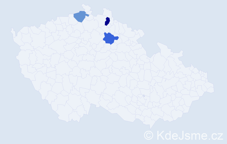 Příjmení: 'Sallmannová', počet výskytů 4 v celé ČR
