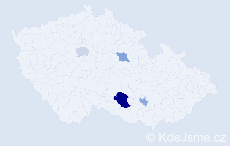 Příjmení: 'Brancovská', počet výskytů 8 v celé ČR
