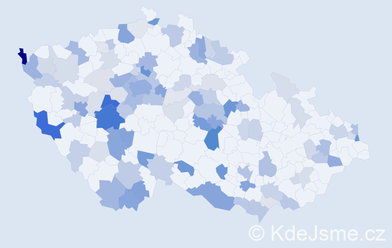 Příjmení: 'Wimmer', počet výskytů 324 v celé ČR