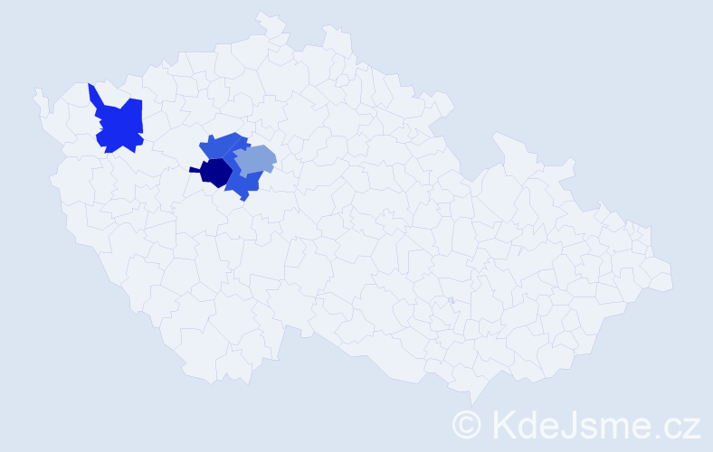 Příjmení: 'Bäumelová', počet výskytů 7 v celé ČR
