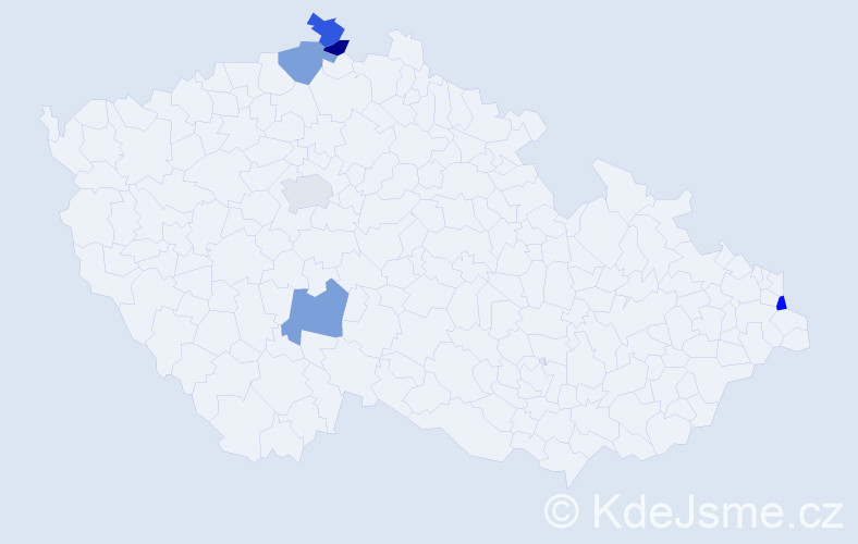 Příjmení: 'Barlok', počet výskytů 6 v celé ČR