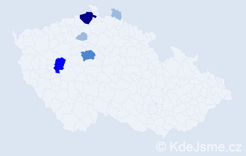 Příjmení: 'Morozovová', počet výskytů 11 v celé ČR