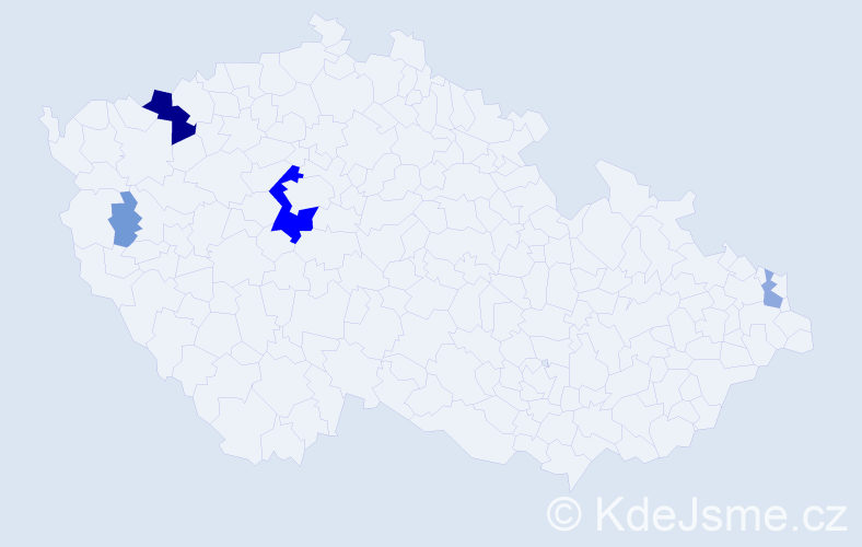 Příjmení: 'Gaduš', počet výskytů 14 v celé ČR